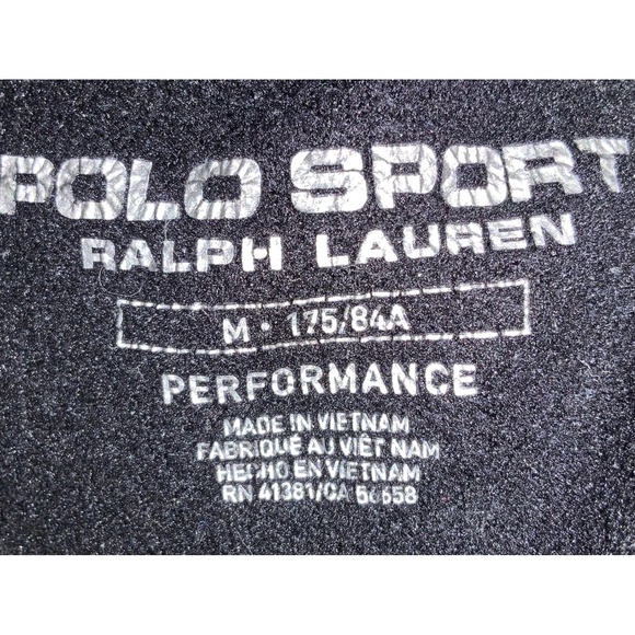 Polo Ralph Lauren Men Black Jogger Pant Athletic Size M Track Style Pony Logo - Picture 9 of 9